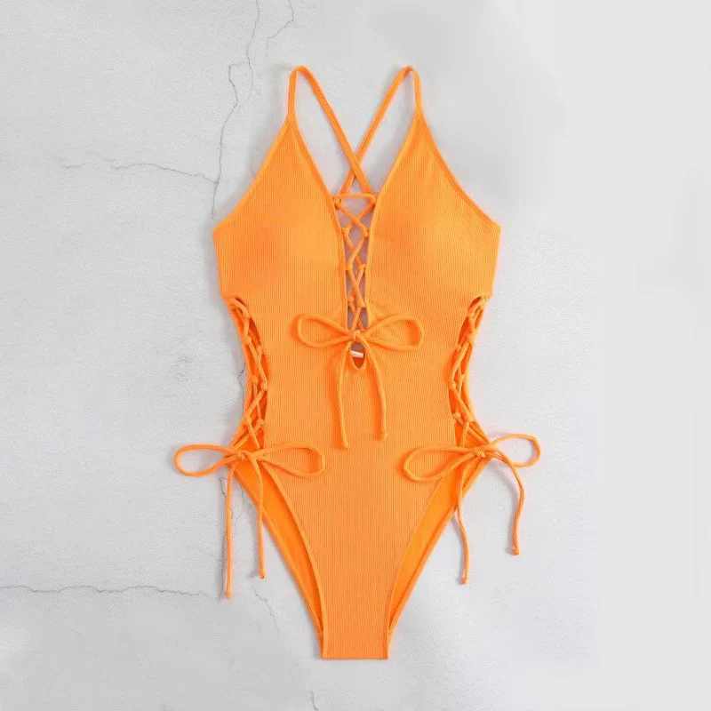 ⏰Final Day SALE 50% OFF👙Women's Sexy V-Neck One Piece Swimsuit - Image 34