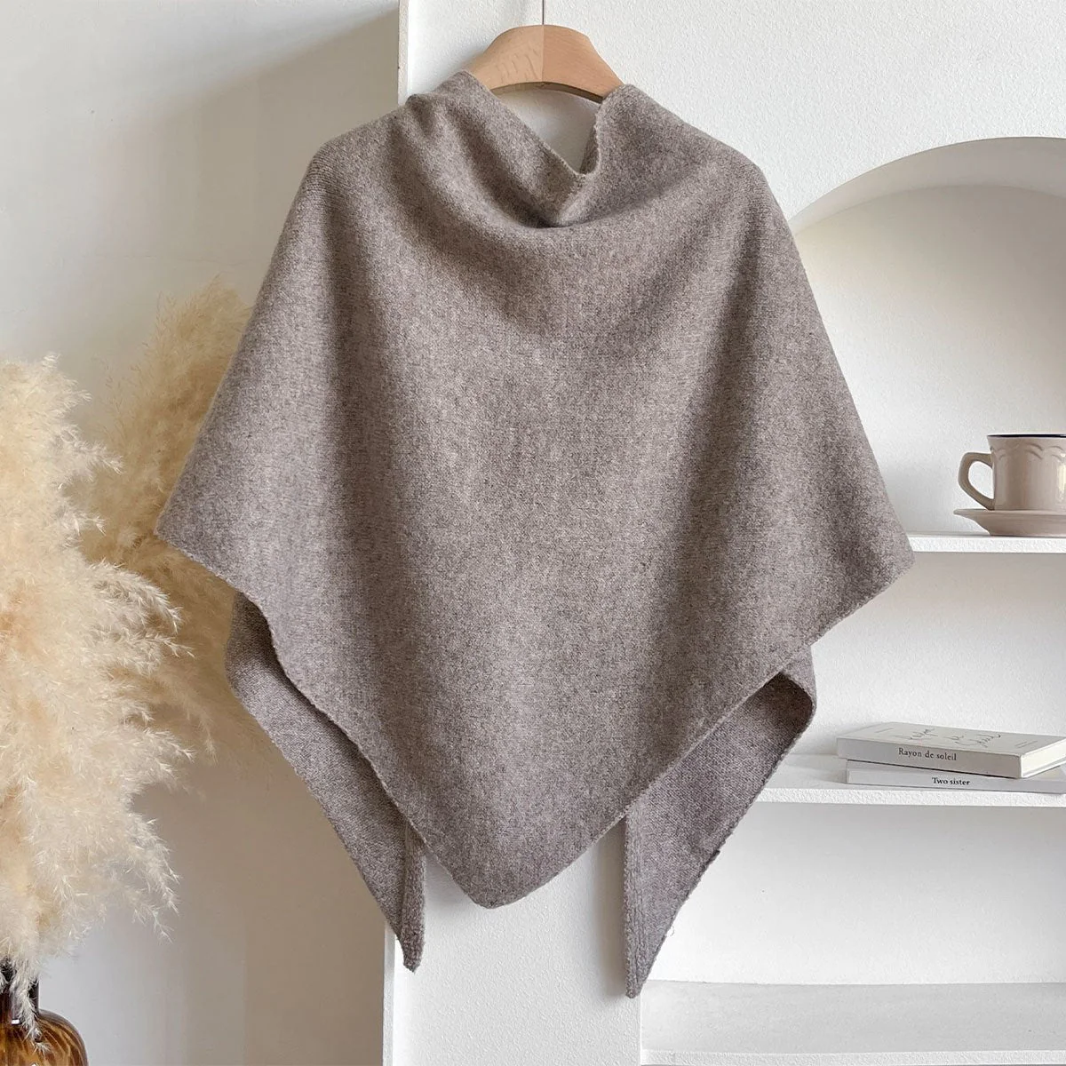 💖Last Day Surprise price £9.99!!💖Women's Solid Color Wool Blend Shawl🏆50K+ SOLD! Almost Gone✨✨ - Image 11