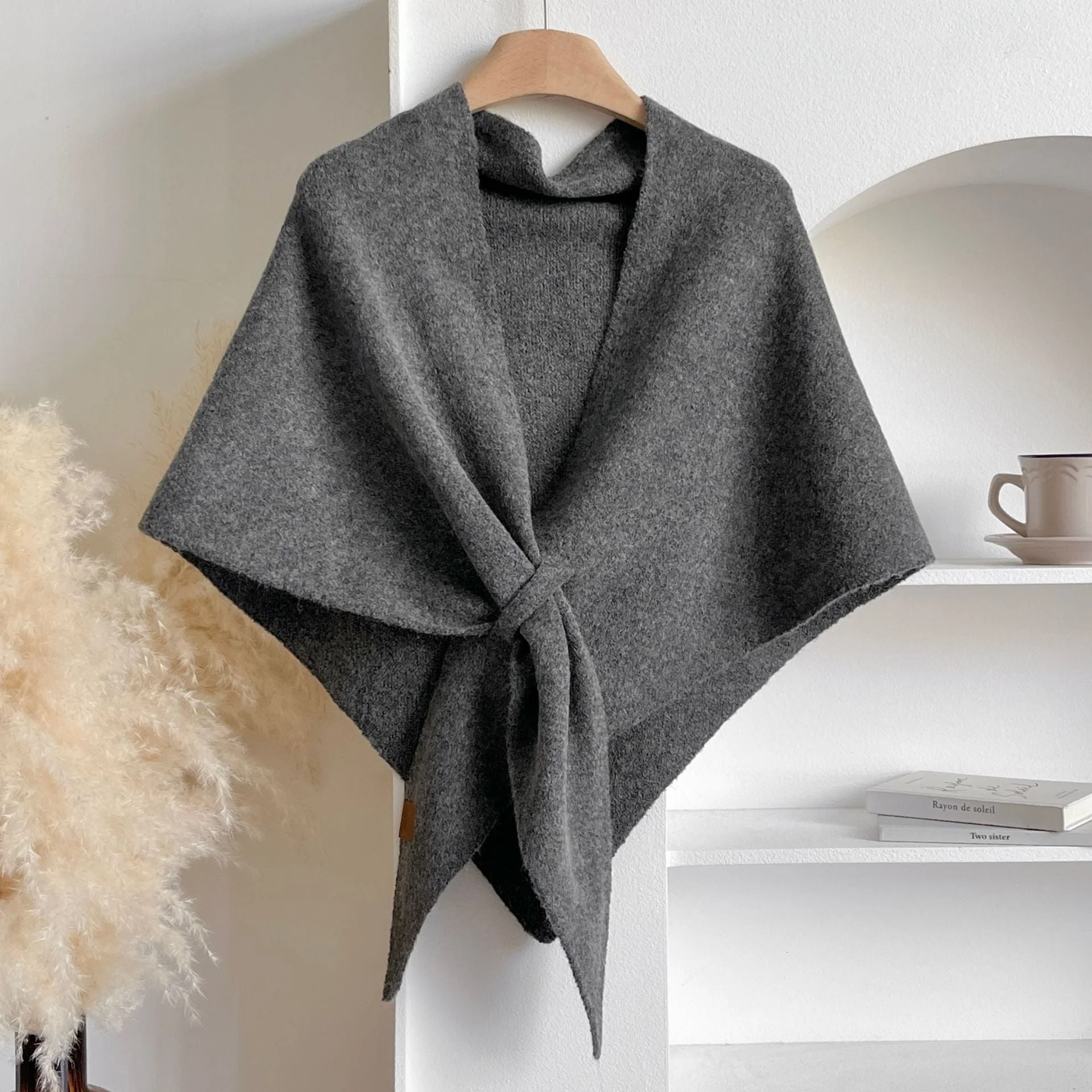 💖Last Day Surprise price £9.99!!💖Women's Solid Color Wool Blend Shawl🏆50K+ SOLD! Almost Gone✨✨ - Image 7