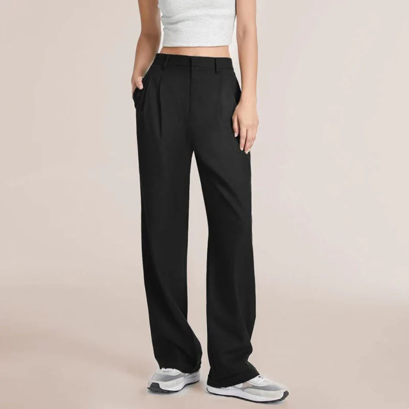⏳Last Day Sale 49% OFF🔥Women's Smart & Casual High Waisted Straight Leg Work Trousers👖 - Image 10