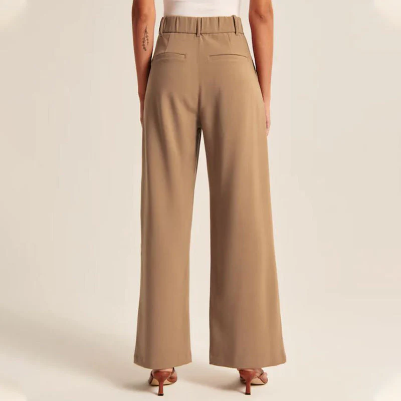 ⏳Last Day Sale 49% OFF🔥Women's Smart & Casual High Waisted Straight Leg Work Trousers👖 - Image 4
