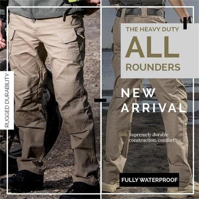 🔥 LAST DAY: 50% OFF!! 💪 Ultra-Comfy Tactical Waterproof Trousers 👖🏆