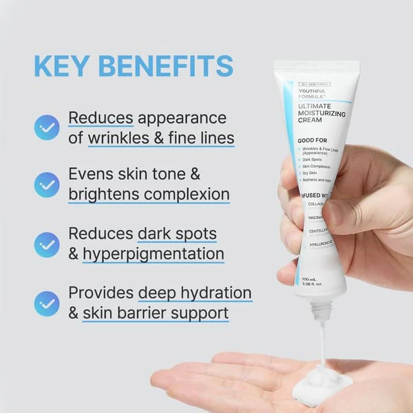 ⏳LAST DAY SPECIAL PRICE: ￡6.99!!🎉💝NIDA Youthful Formula Ultimate Moisturizing Cream - Image 4