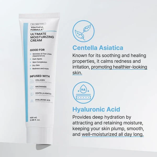 ⏳LAST DAY SPECIAL PRICE: ￡6.99!!🎉💝NIDA Youthful Formula Ultimate Moisturizing Cream - Image 5